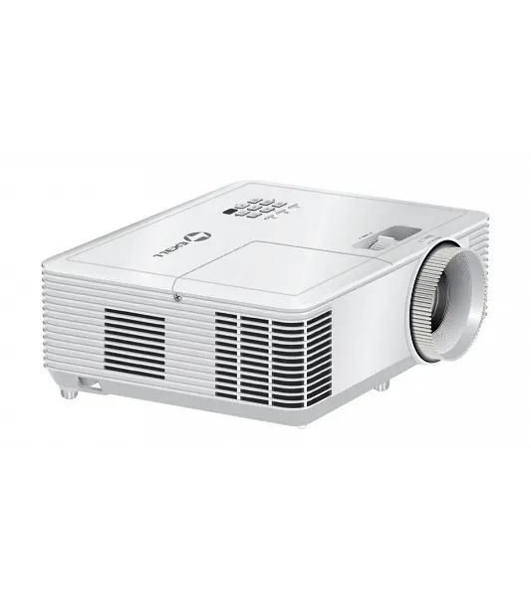 Проектор Exell EXD201W. Технология DLP, 3800 ANSI, WXGA (1280x800), 30 000:1. Проекционное отношение 1.54-1.72. Белый.