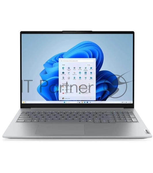 Ноутбук Lenovo ThinkBook 16 G8 IAL 16' WUXGA (1920x1200) IPS 300N, Ultra 5 225U, 1x16Gb DDR5-5600, 512Gb SSD M.2, Intel Graphics, WiFi6E, BT, FPR, TPM2, FHD Cam, 45Wh, 65W USB-C, NoOS, 1Y, 1.7kg