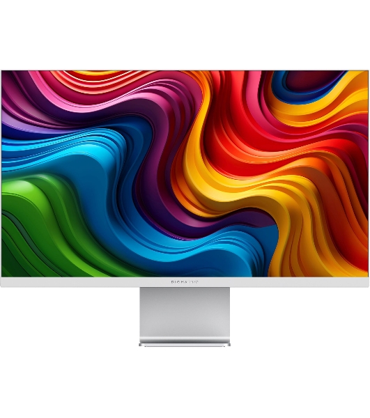 Монитор 27' DIGMA PRO Art M IPS 5120x2880, 60 Гц, 5 мс, 16:9, 500 кд/м², 1xHDMI, 1xDP, 2x2 Вт, серебристый