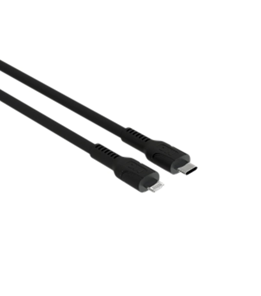 Кабель MORE CHOICE (4620202553690) K65ia 2м USB 3.0A PD 27W для Lightning ng 8-pin 2 м, черный