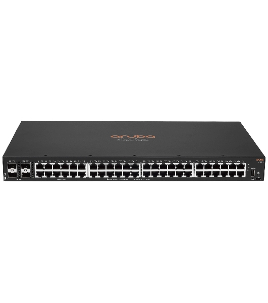 Коммутатор HPE Aruba 6000 48G 4SFP, 48×1 Гбит/с + 4×1 Гбит/с SFP, управляемый