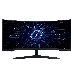 Монитор 34' Samsung Odyssey G5 C34G55TWWI VA 3440x1440, 165 Гц, 1 мс, 21:9, 250 кд/м2, 1xHDMI, 1xDP, изогнутый, черный, фото 1