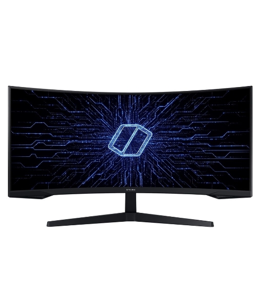 Монитор 34' Samsung Odyssey G5 C34G55TWWI VA 3440x1440, 165 Гц, 1 мс, 21:9, 250 кд/м2, 1xHDMI, 1xDP, изогнутый, черный