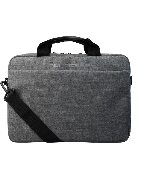 Сумка для ноутбука 14' Portcase KCB-1614 серый нейлон/полиэстер (KCB-1614 GREY)