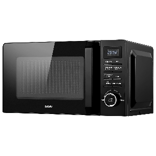 Микроволновая печь BBK 20MWS-723T/B черный, 20 л, 700 Вт, переключатели - кнопки, тактовый механизм