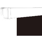Настенный экран Lumien Master Picture CSR 195x276см (раб.область 150х266 см) (120') Matte White черная кайма по периметру, механизм плавного возврата, возможность потолочн./настенного крепления (белый корпус) 16:9, фото4