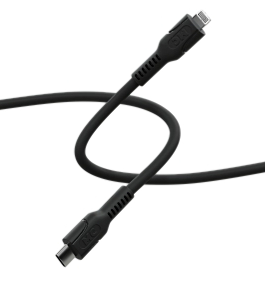 Кабель MORE CHOICE (4620202553690) K65ia 2м USB 3.0A PD 27W для Lightning ng 8-pin 2 м, черный