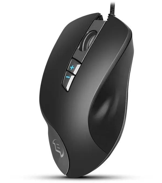 Мышь проводная SVEN RX-G970 черный, 4000 dpi, USB, кнопки - 7