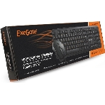 Комплект клавиатура+мышь ExeGate Professional Standard Combo MK120 проводной, USB, 1000 DPI, чёрный, фото2