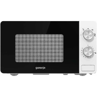 Микроволновая печь Gorenje MO20E1W белый, 20 л, 800 Вт, переключатели - поворотный механизм