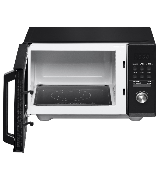 Микроволновая печь BBK 25MWS-954T/B черный, 25 л, 900 Вт, переключатели - кнопки, поворотный механизм
