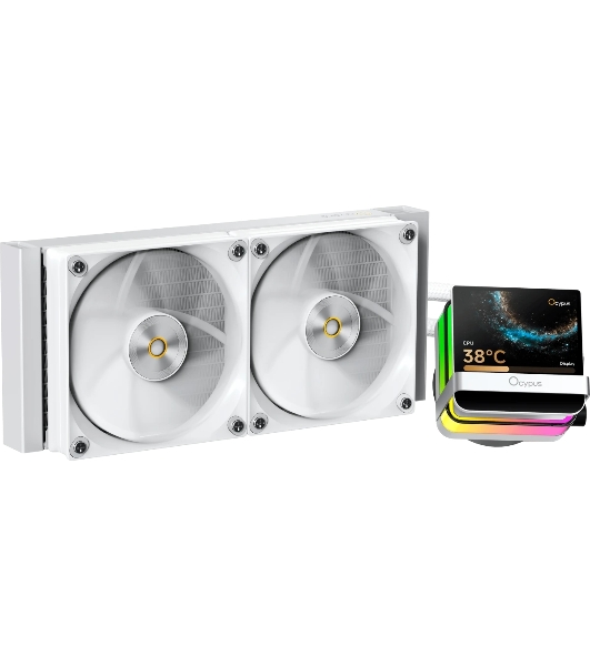 Система охлаждения Ocypus Sigma L24 PRO WH IPS Display/white/290W/All Intel/AMD AM*/Screws