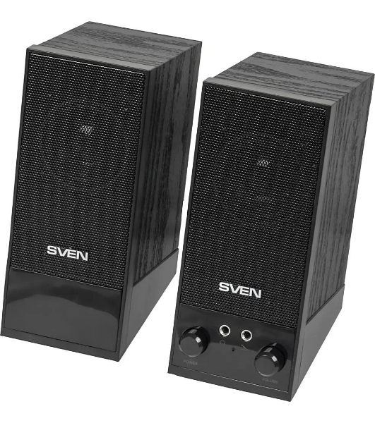 Акустическая система SVEN SPS-604 2.0 черный 4Вт