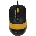 Комплект клавиатура+мышь A4Tech FStyler F1110 проводной, USB, 2000 DPI, чёрный/жёлтый, фото5