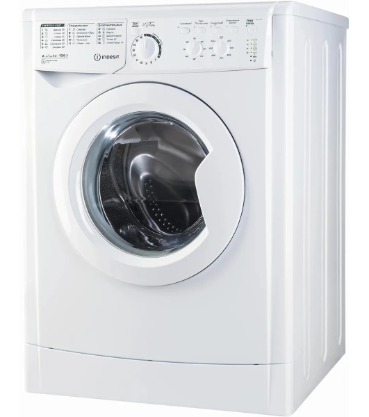 Стиральная машина Indesit EWUC 4105 CIS белый, загрузка фронтальная 4 кг, 1000 об/мин., класс: А