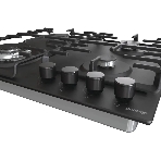 Газовая варочная панель Gorenje GW642SYB, 4 конфорки, эмалированная сталь, черный, фото2