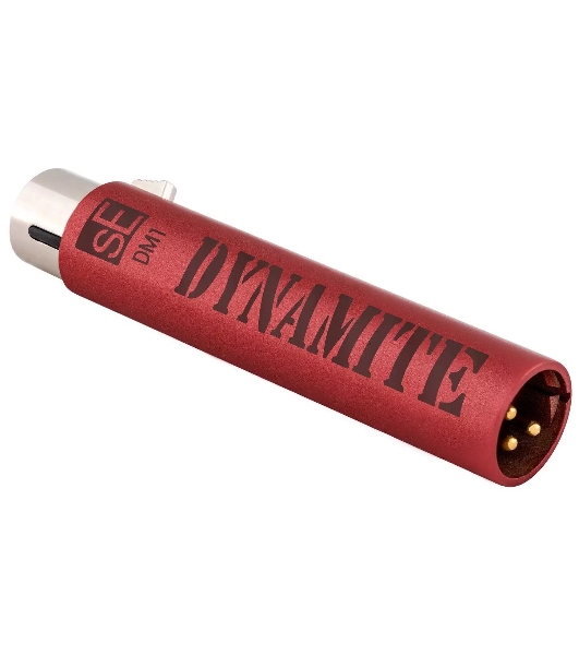 Микрофонный предусилитель sE Electronics DM1 Dynamite 10 Гц - 120,000 Гц (- 0,3 дБ), гейн: 15 дБ / 30 дБ, максимальный выходной уровень (0,5% THD): 9,5 дБВ (3 В), электрический импеданс: 135 Ом, переключаемое входное сопротивление: 50 Ом - 10 Мом