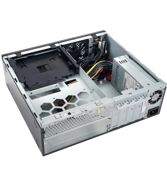 Компьютерный корпус Slim Desktop INWIN CJ708BL IP-S265AU7-2 80plus Bronze, U3*2+U2*2+A(HD)+TYPE 3.1C + FAN 80*15мм + intrusion switch INWIN Slim Case