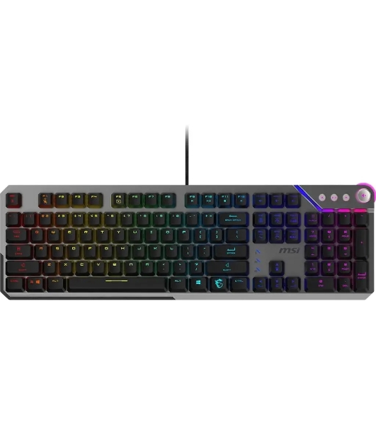 Клавиатура MSI STRIKE 600 Black проводная, USB Type-A, чёрный