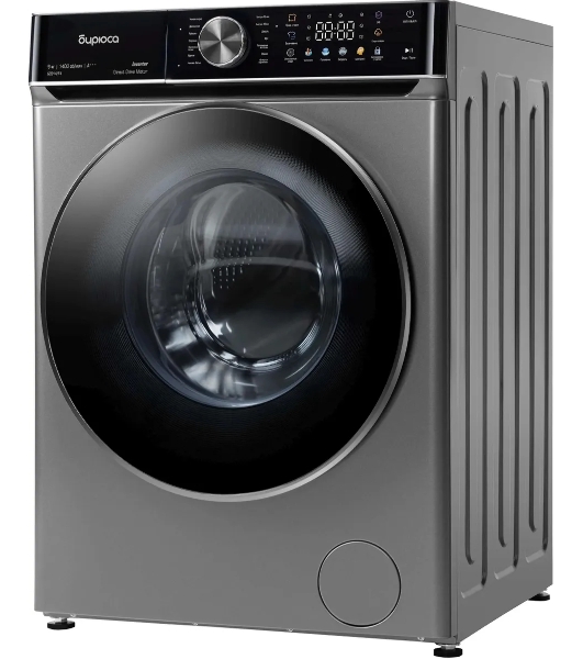 Стиральная машина Бирюса WM-SC914/15 W перламутровый синий, загрузка фронтальная 9 кг, 1400 об/мин, класс А+++