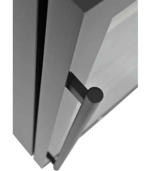 Винный шкаф ZÜGEL ZCWF521DB черный, 127 л, 2 отсека, 52 бут., класс A+