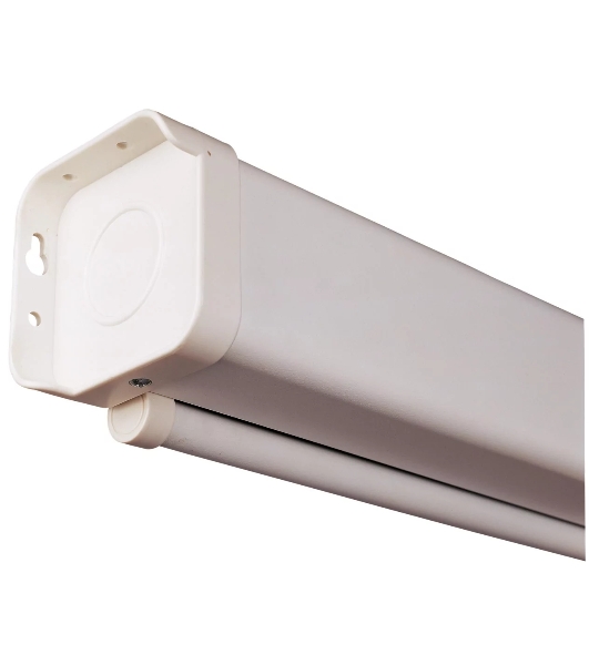 Настенный экран Lumien Master Picture 189х240 см Matte White FiberGlass, черная кайма по периметру, доп. черная кайма сверху 51 см 16:9