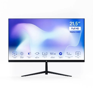 Монитор 21.5' ABR Technology W View 21 MS215HQ-v1 VA 1920x1080, 100 Гц, 4 мс, 16:9, 220 кд/м², HDMI, VGA, 3.5 мм, динамики (2x2 Вт), черный