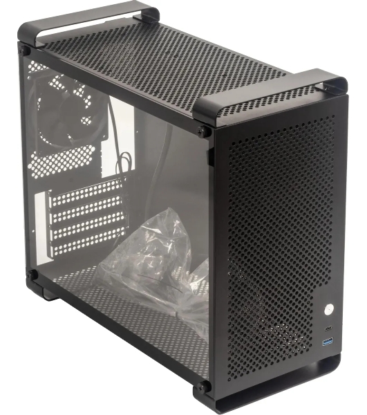 Компьютерный корпус Accord ACC-GCUB4 черный без БП mATX 1x92мм 1xUSB 3.0 1xUSB3.1 audio