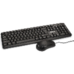 Комплект клавиатура+мышь ExeGate Professional Standard Combo MK120 проводной, USB, 1000 DPI, чёрный, фото 1