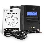 Источник бесперебойного питания ExeGate Smart LB-650.LCD.AVR.4C13.USB (650VA/390W, LCD, AVR, 4*C13, USB, батарея 12V 7Ah, черный), фото2