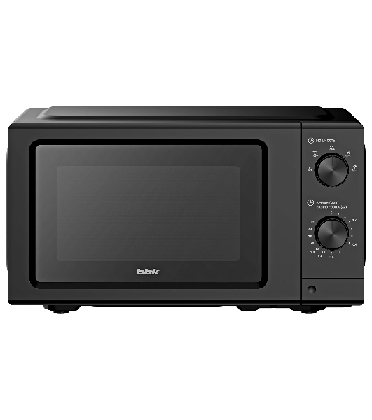 Микроволновая печь BBK 20MWS-730M/B черный, 20 л, 700 Вт, переключатели — поворотный механизм