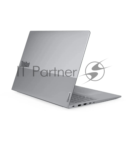 Ноутбук Lenovo ThinkBook 16 G8 IAL 16' WUXGA (1920x1200) IPS 300N, Ultra 5 225U, 1x16Gb DDR5-5600, 512Gb SSD M.2, Intel Graphics, WiFi6E, BT, FPR, TPM2, FHD Cam, 45Wh, 65W USB-C, NoOS, 1Y, 1.7kg