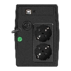 Источник бесперебойного питания ExeGate Power NB-850.LED.AVR.2SH.USB (850VA/510W, LED, AVR, 2*Schuko, USB, батарея 12V 9Ah, черный), фото6
