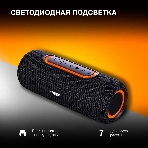 Колонка портативная Hyundai H-PS1021 черный/черный 25 Вт 1.0 BT 10м 1500mAh, фото6