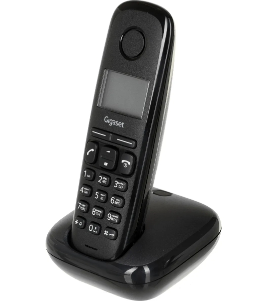 Радиотелефон Dect Gigaset A170 DUO черный (труб. в компл.:2шт) АОН