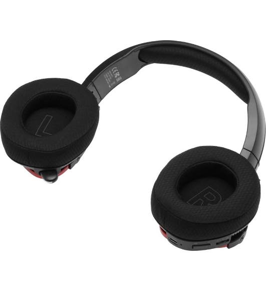 Гарнитура Bloody MR710 чёрный, беспроводная + проводная, Bluetooth, до 44 ч, подсветка