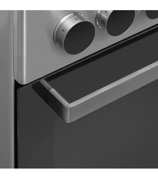 Плита электрическая Maunfeld MEC55CS08D серебристый, конфорок 4 шт, духовка 60 л, 50 см x 85 см x 60 см