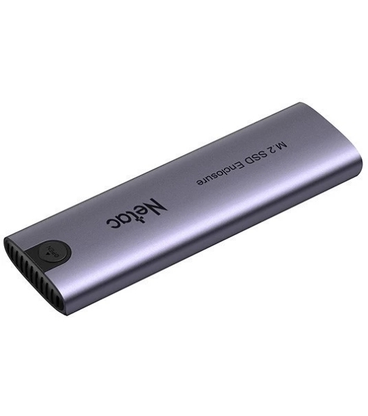 Внешний корпус для SSD Netac WH51 External SSD Case M.2 NVMe/SATA, with A to C cable, Aluminum
