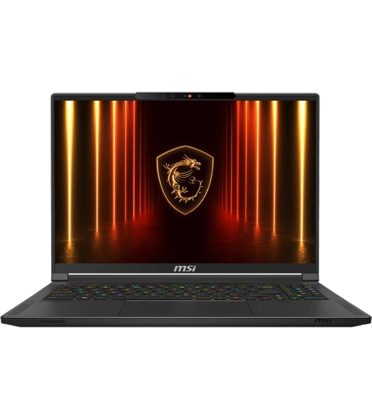 Ноутбук MSI Stealth 16 AI A2HWFG-086XRU Core Ultra 7 255H 32Gb SSD1Tb NVIDIA GeForce RTX 5060 8Gb 16' OLED QHD+ (2560x1600) FreeDOS black WiFi BT Cam (9S7-15F535-086)