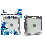 Коннектор TV TOKOV ELECTRIC СП Pixel механизм перламутр., фото 1