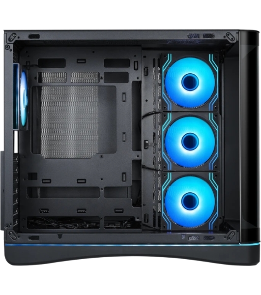 Корпус SAMA V62S, Midi-Tower, чёрный, 4 x 120 мм