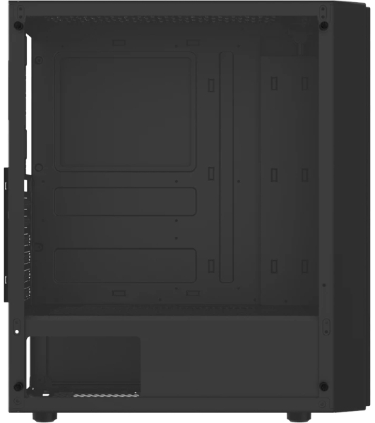 Корпус Formula Mana V2 Black, Midi-Tower, чёрный, без вентиляторов в комплекте
