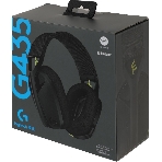 Гарнитура Logitech G435 чёрный/жёлтый, беспроводная, Bluetooth/USB, до 18 ч, фото3