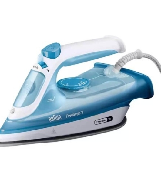 Утюг Braun FI3144BL голубой/белый, 2400 Вт, 45 г/мин, 160 г/мин, 270 мл