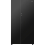 Холодильник Weissgauff WSBS 550 Built-in NoFrost Inverter черный двухкамерный 325/190л морозилка сбоку, No Frost, Side by Side, фото 1
