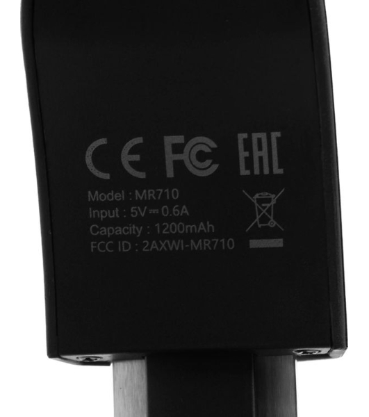 Гарнитура Bloody MR710 чёрный, беспроводная + проводная, Bluetooth, до 44 ч, подсветка
