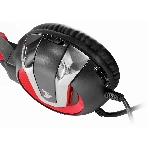 Гарнитура Crown CMGH-3000 чёрный/красный, проводная, подсветка, фото3