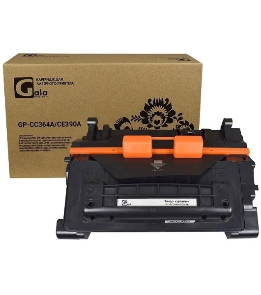 Картридж лазерный GalaPrint GP-CC364A/CE390A черный (10000 стр.) для HP LaserJet P4014/P4015/P4515/Enterprise 600/M601n/601dn/602n/602dn/602x/603n/603dn/M4555h/4555f/4555fskm MFP