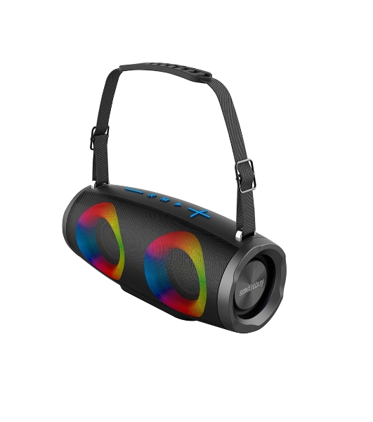 Акустическая система 2.0 Smartbuy BOOM JR, 16Вт, Bluetooth, MP3, FM, FlashLight, 3000 мАч.