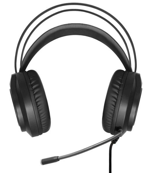Гарнитура Exegate Cosmos HS-702GL чёрный, проводная, USB, виртуальный звук 7.1, подсветка